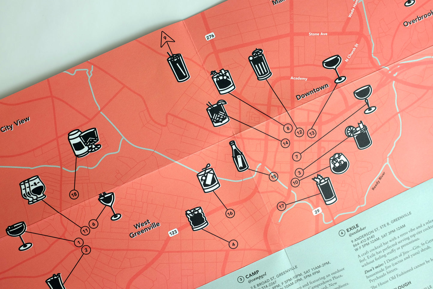 Cocktails Map
