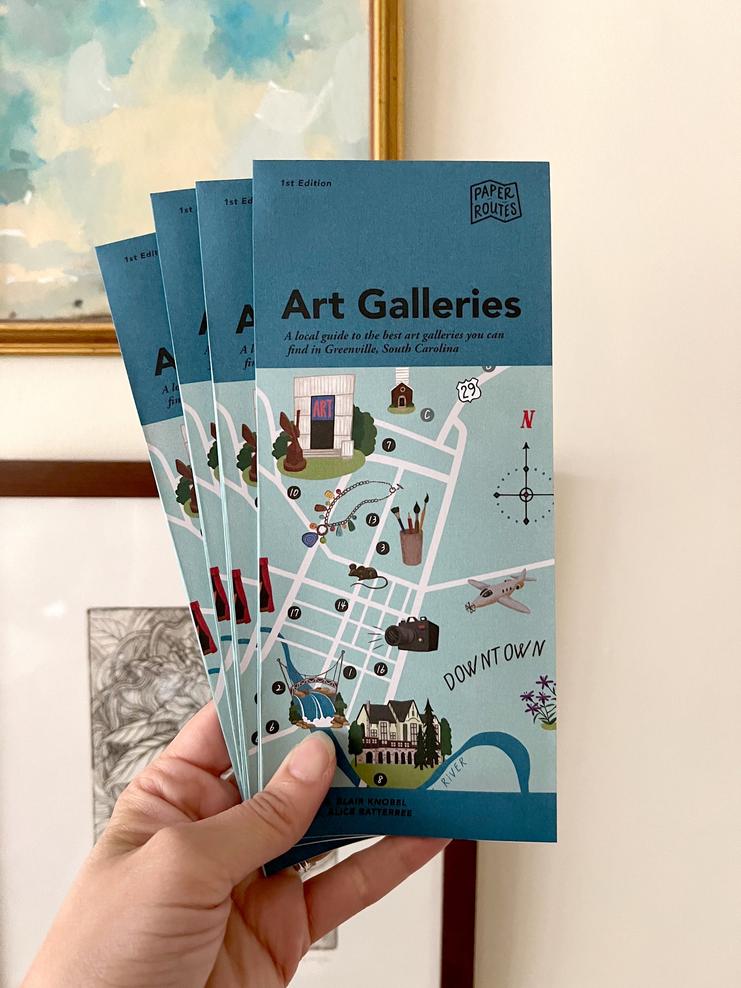 Art Galleries Map