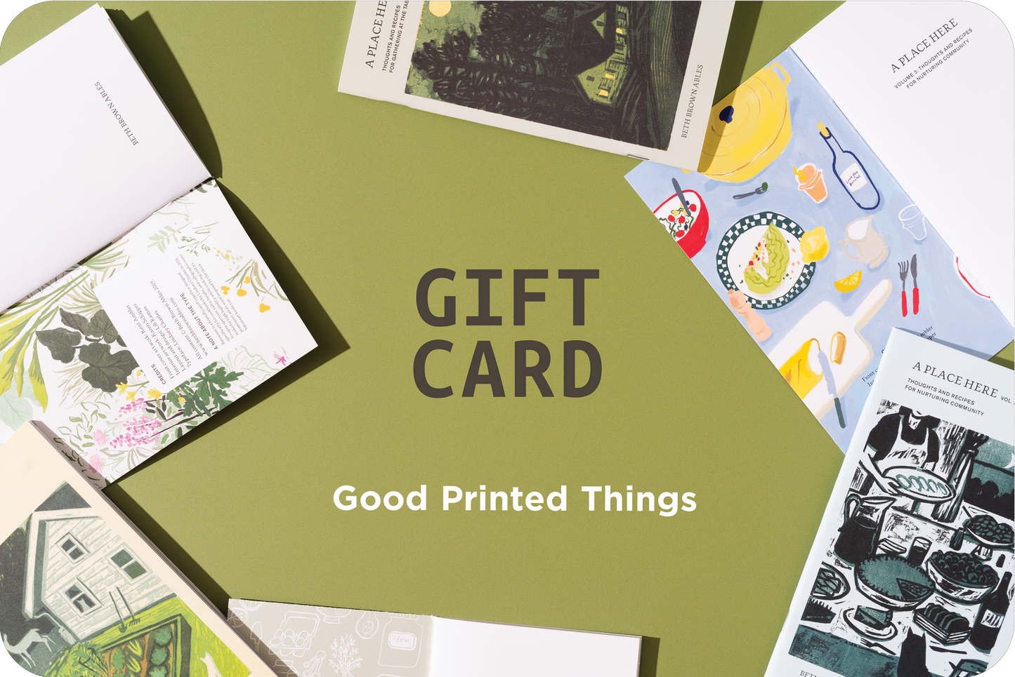 Good Printed Things Gift Card