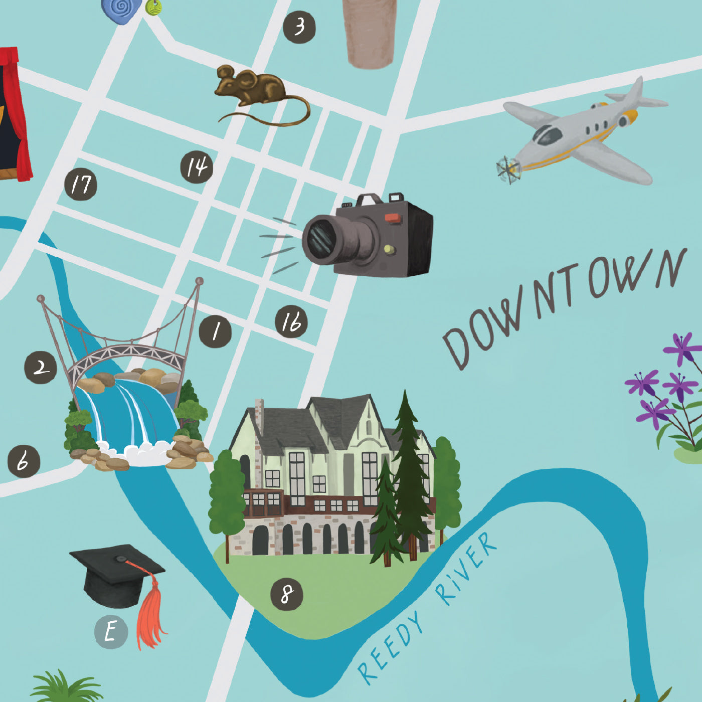 Art Galleries Map