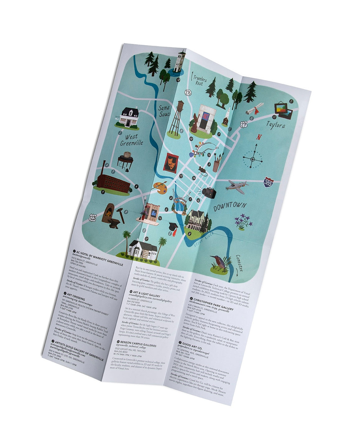 Art Galleries Map