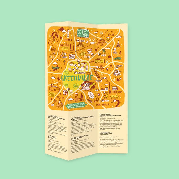 International Restaurant Map | Greenville Off The Grid