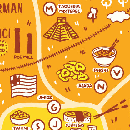International Restaurant Map | Greenville Off The Grid