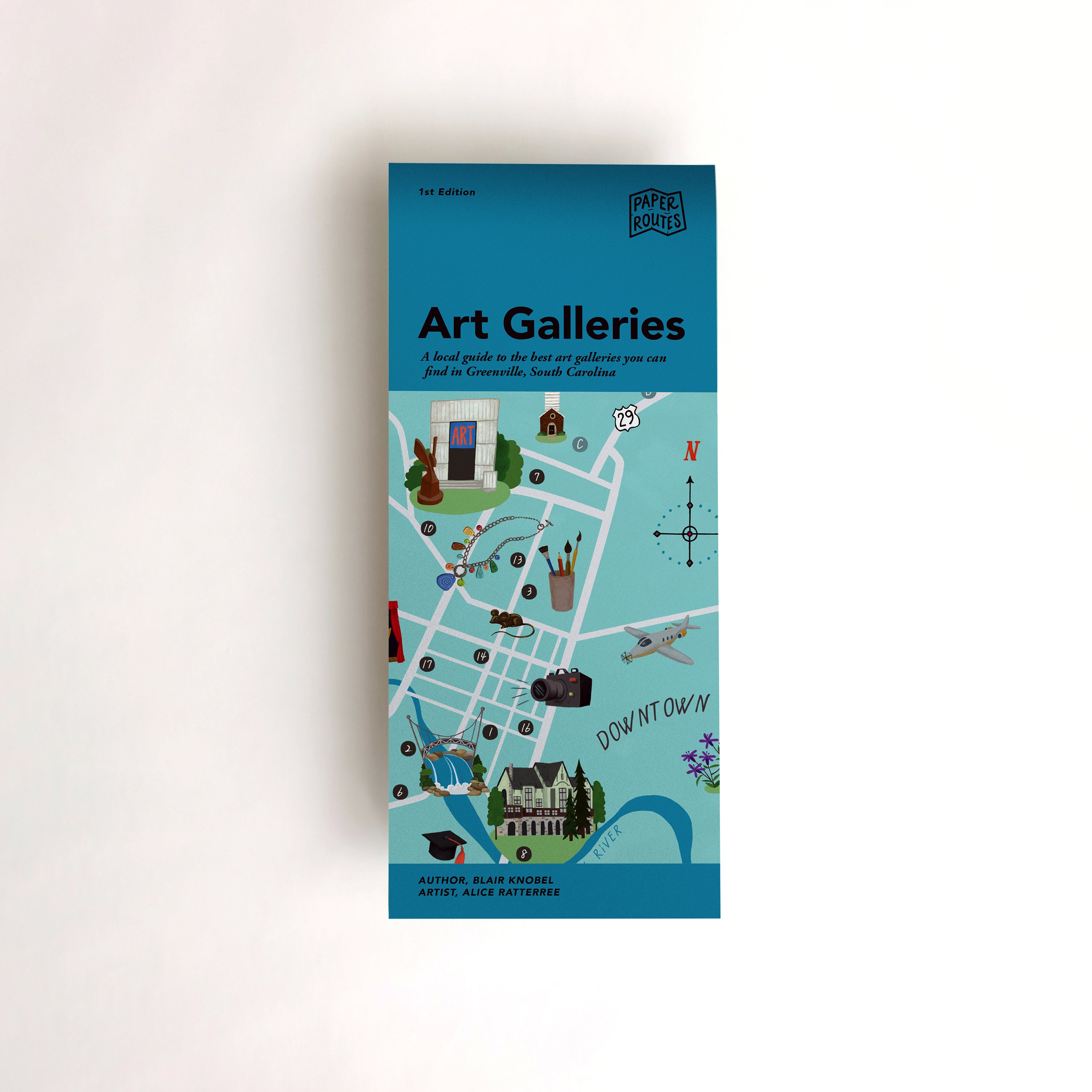 Art Galleries Map | Greenville’s Creative Spaces – Good Printed Things