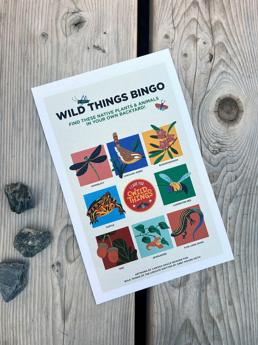 Wild Things Bingo Cards